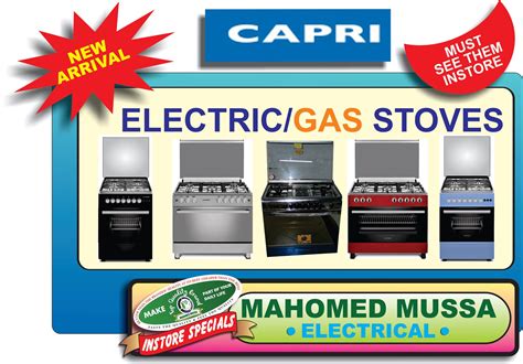 mahomed mussa gas stoves